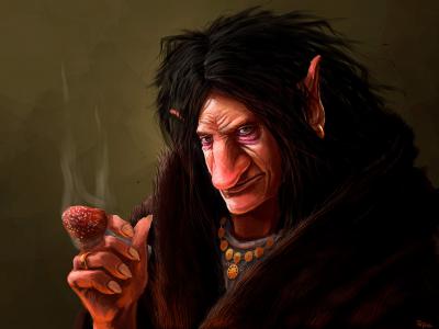 Portrait of a Troll (with Fly Agaric)